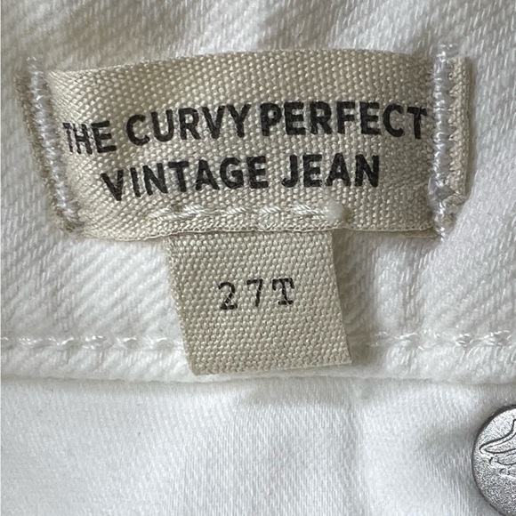 The Curvy Perfect Vintage Jean 27 T tile white tapered - Picture 10 of 12